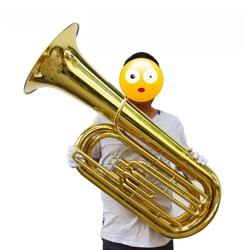 Three-key big sign bass bass flat B-key big baliton brass