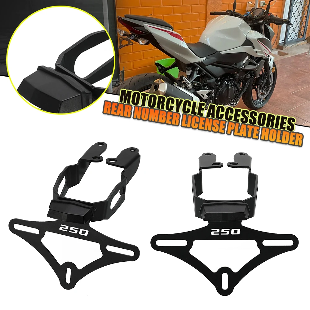 

Motorcycle Accessories For KAWASAKI Z250 2019 2020 2021 2022 2023 2024 2025 License Plate Holder Tail Tidy Fender Eliminator