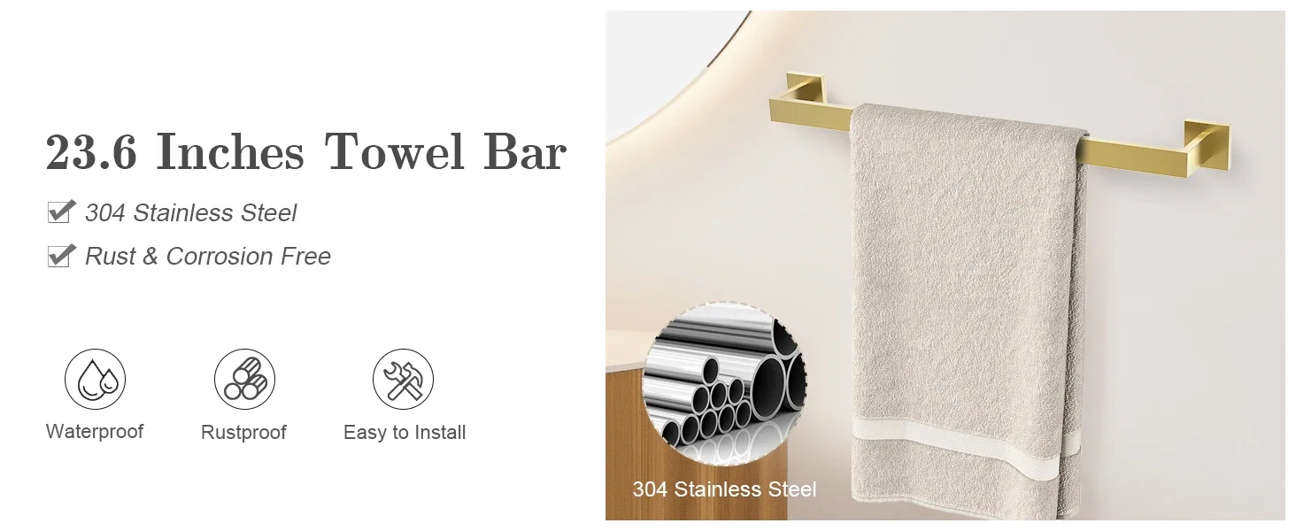 towel racks for bathroom wall mounted