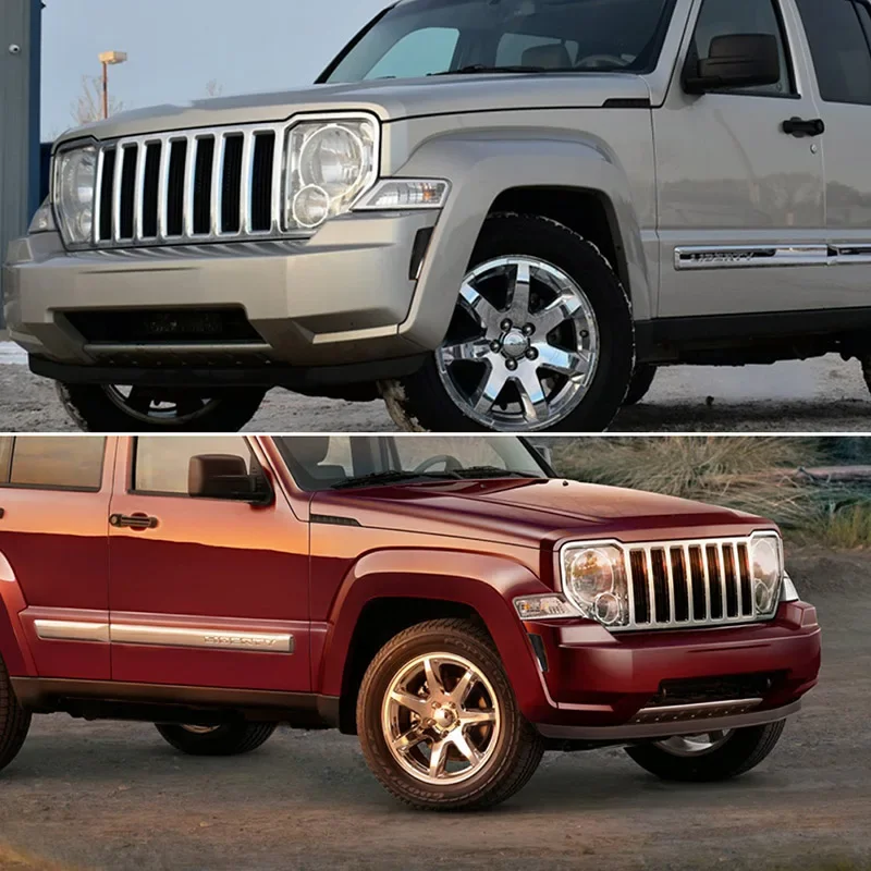 For 2008 2009 2010 2011 2012 Jeep Liberty Smoked Lens Front Fender Side Marker Light Cover Shells No Bulb/Socket Car Accessories