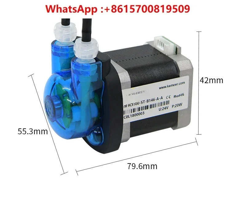 

Peristaltic pump 42 Stepping motor Water 24V pumping Self-priming Infusion tube Metering Rudong pump