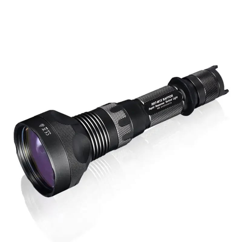 

JETBeam RRT-M1X Laser LED Flashlight Maximum 4800 lumens projection distance 2300 meters maximum intensity 1322500 Candela