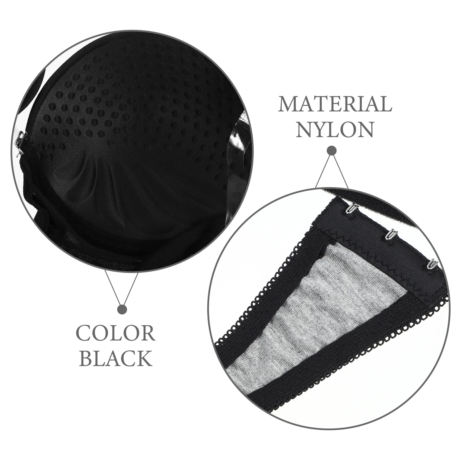 

Black S Women's Bra Corset Premium Smooth Elastic Breathable Slimming Shaper for Instant Waist Reduction Backless Invisible