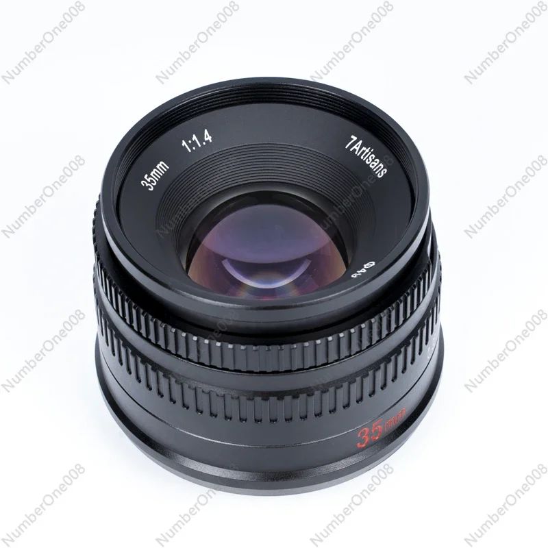 

Объектив Seven Craftsman 35 мм F1.4 с большой апертурой и фиксированным фокусом, подходит для Fuji M43 Canon RF Nikon Z Sony E Micro Single