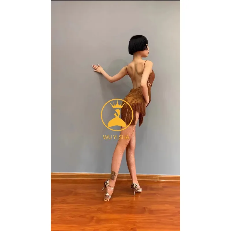 Zapatos de baile latino de suela blanda de leopardo para mujer, zapatos puntiagudos de tacón alto para actuación de baile, Salsa, Tango, Samba estándar nacional