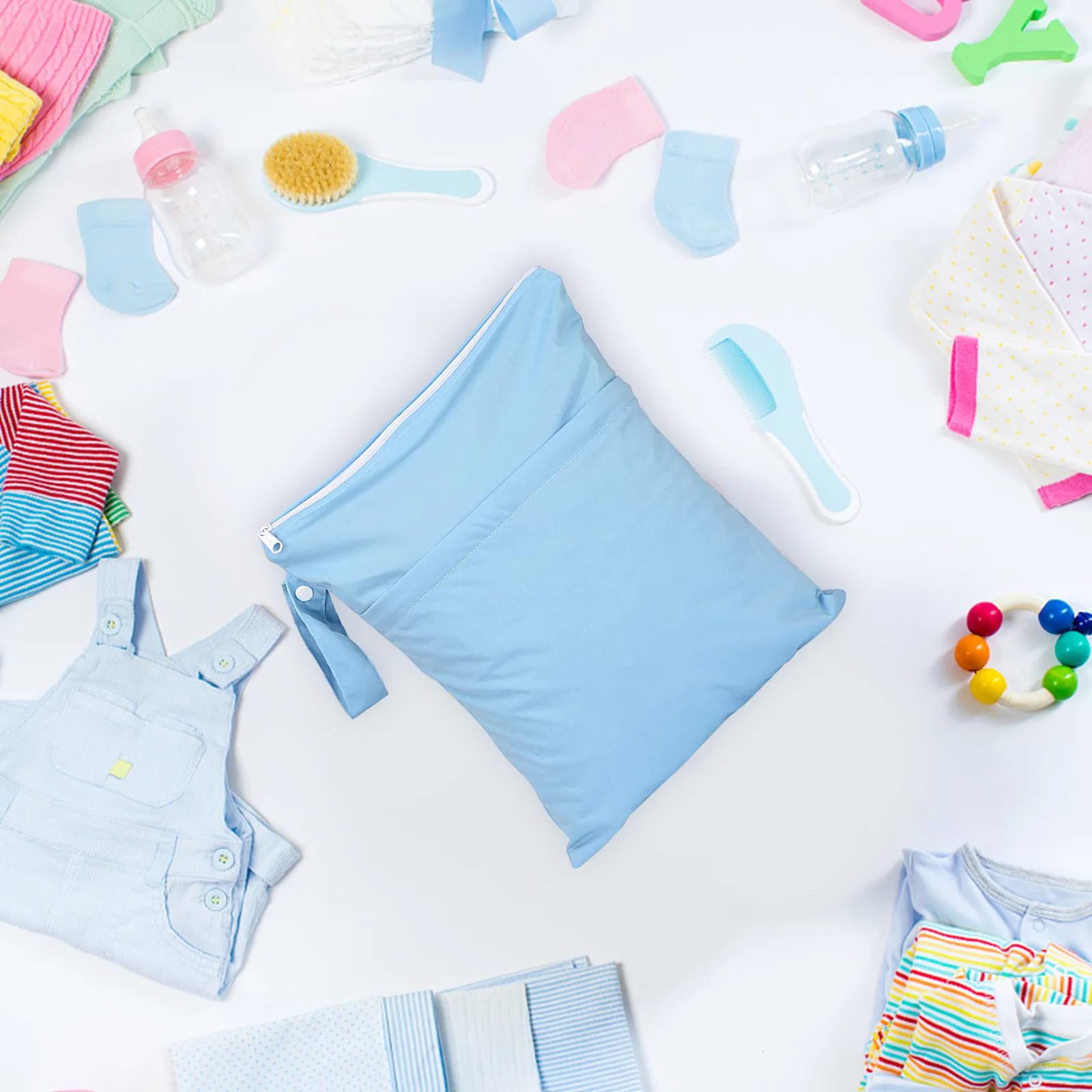 3 قطعة مقاوم للماء قابلة لإعادة الاستخدام حفاضات أكياس الرطب الجاف المحمولة السفر المنظم القماش حفاضات حقيبة مبللة كيس التخزين حفاضات القماش حقيبة