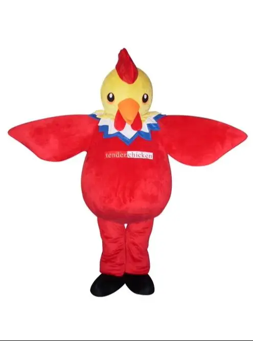 Professional red hen Mascot Costume Adult Birthday Party Fancy Dress Halloween Cosplay Outfits Clothing Xmas