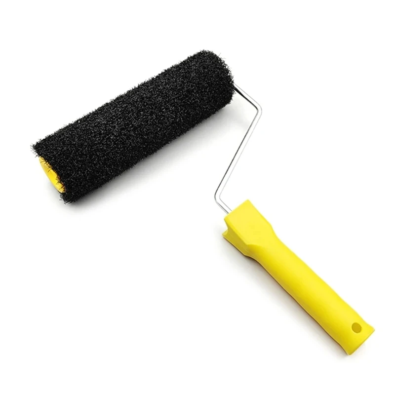 23cm Fiber Roller Brush for Putty ApplicationWall Art Texture - Home Decor DIY Tool
