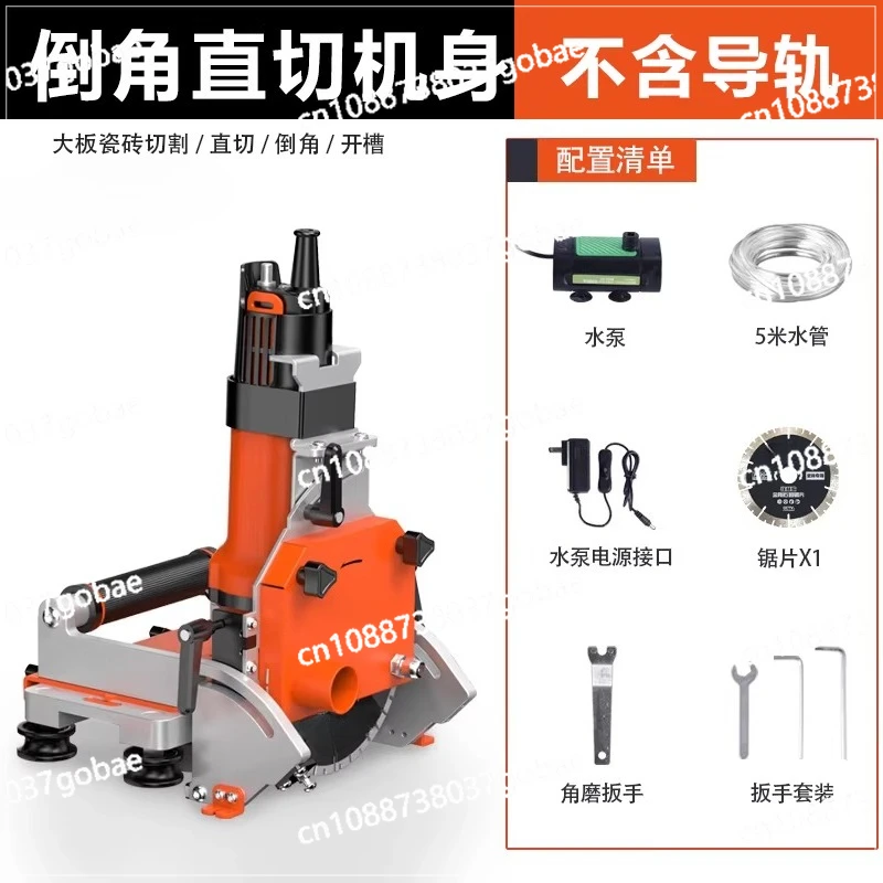 Electric 45 Degree Cutting Machine High Accurate Large Format Water Jet Ceramic Tool Portable Chamfer Miter Tile Cutter view 4