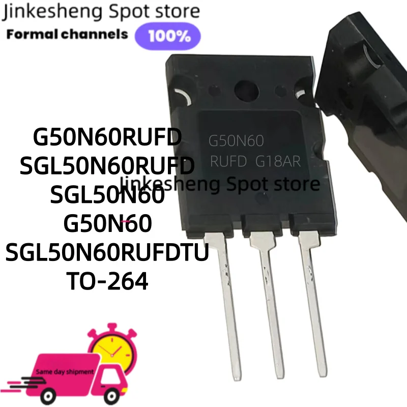 5-10units/lot, ORIGINAL new IGBT TRANSISTOR power tube, G50N60RUFD SGL50N60RUFD SGL50N60 G50N60 SGL50N60RUFDTU TO-264 TO-264AA,