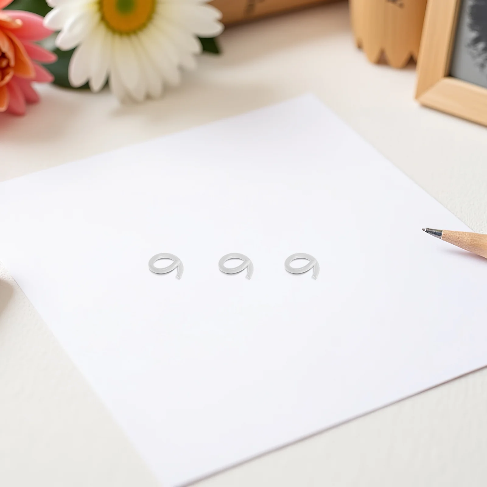 200pcs Book Holder 0.2" Metal Loose Binder For Flash Cards Index Cards Planner Rings Small Ring Binders Clip Rings Paper Storage