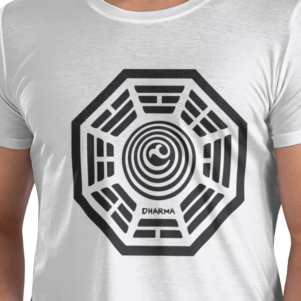 

Lost - Dharma Initiative - The Orchid T-Shirt for Men Cotton T Shirts Men's Tees Short Round Neck Summer Clothes Tops S-6XL
