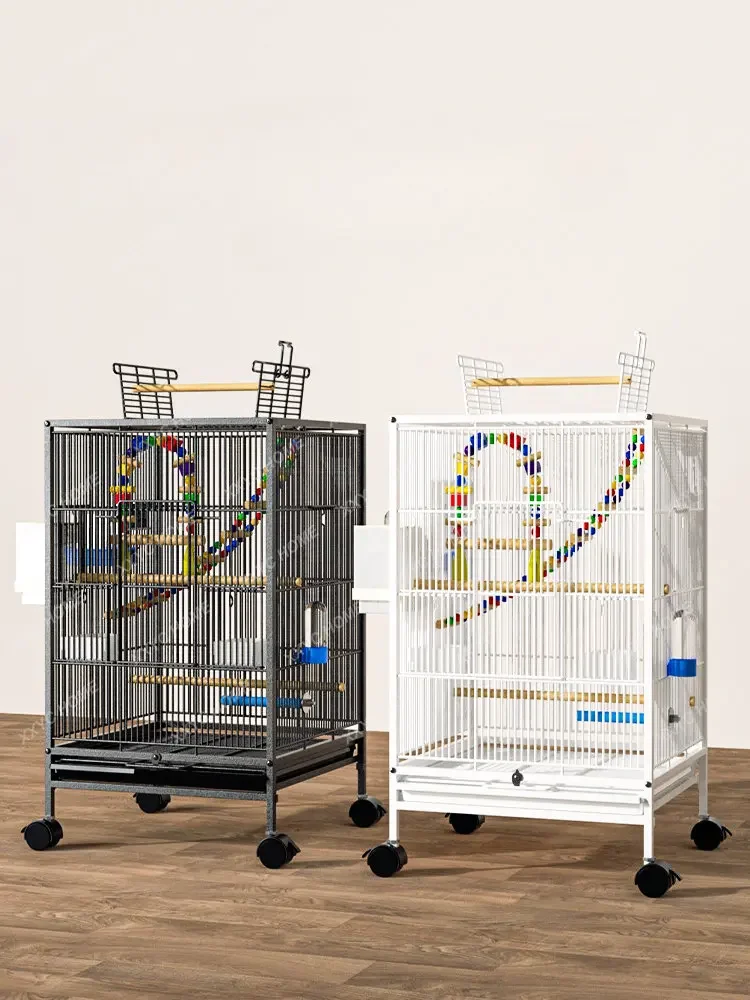 

Bird Cage Large High-Grade Extra-Large Open-Top Luxury Breeding Box Home Villa Xuanfeng Parrot Special Cage