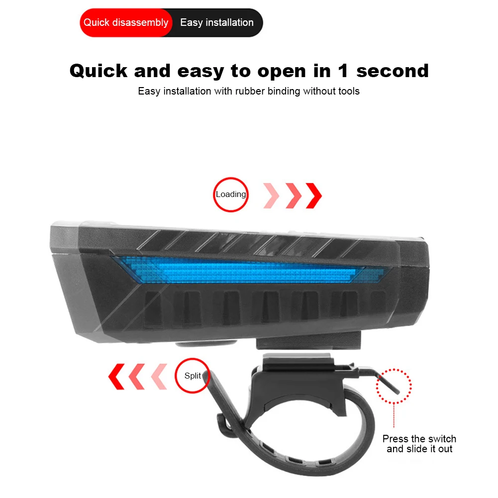 Solar Fahrrad Front Licht USB Aufladbare MTB Rennrad Front Lampe Power Display Fernlicht Fahrrad Taschenlampe Fahrrad Zubehör