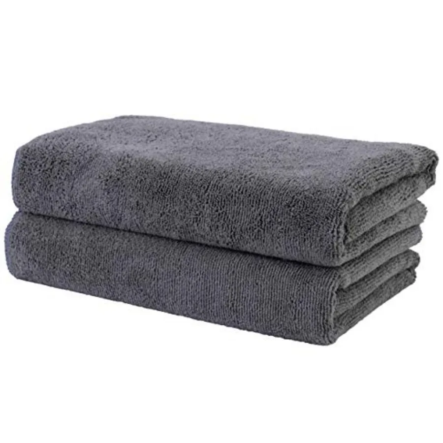 Professional Quick Dry Lint Free Microfiber Hair Drying Salon Towel, 20 x 40 in, 2 Pack
