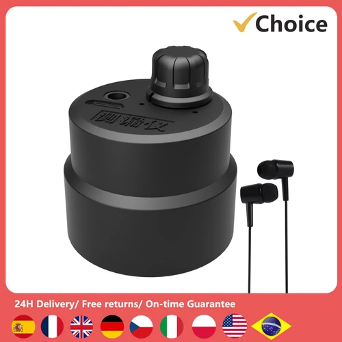 Detector de fugas de agua portátil, alarma, tuberías de agua subterráneas recargables para el hogar, herramienta de detección de fugas automotrices