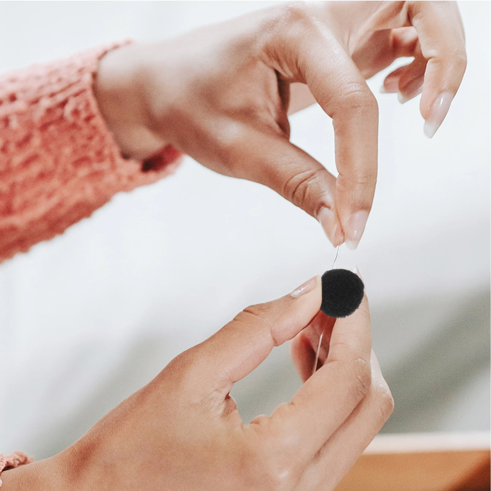 

500pcs Pompom Balls Craft Decorative Ornaments For Diy Clothing Hat Shoe Luggage Accessories Projects Polyester Pompoms