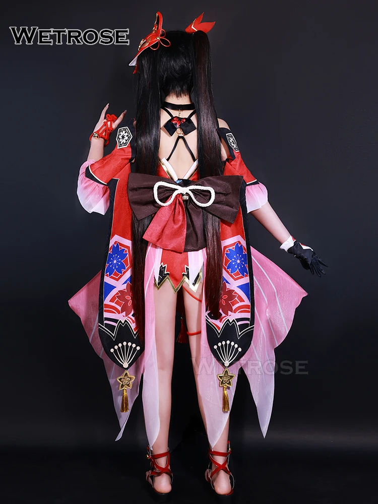 【Wetrose】In Stock Sparkle SR Cosplay Costume Honkai Star Rail 2.0 Hanabi Искорка Full Set Wig Halloween Xmas New Year