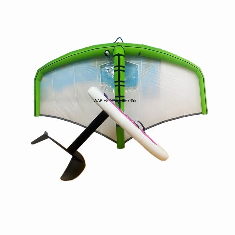 

Surfing aluminum hydrofoil panels and inflatable foil panels for kite surfing