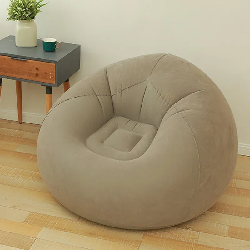 Hot Lazy Inflatable Sofa Chair PVC Single Lounger Ball Sofa Couch Tatami Living Room Chair Furniture image 2