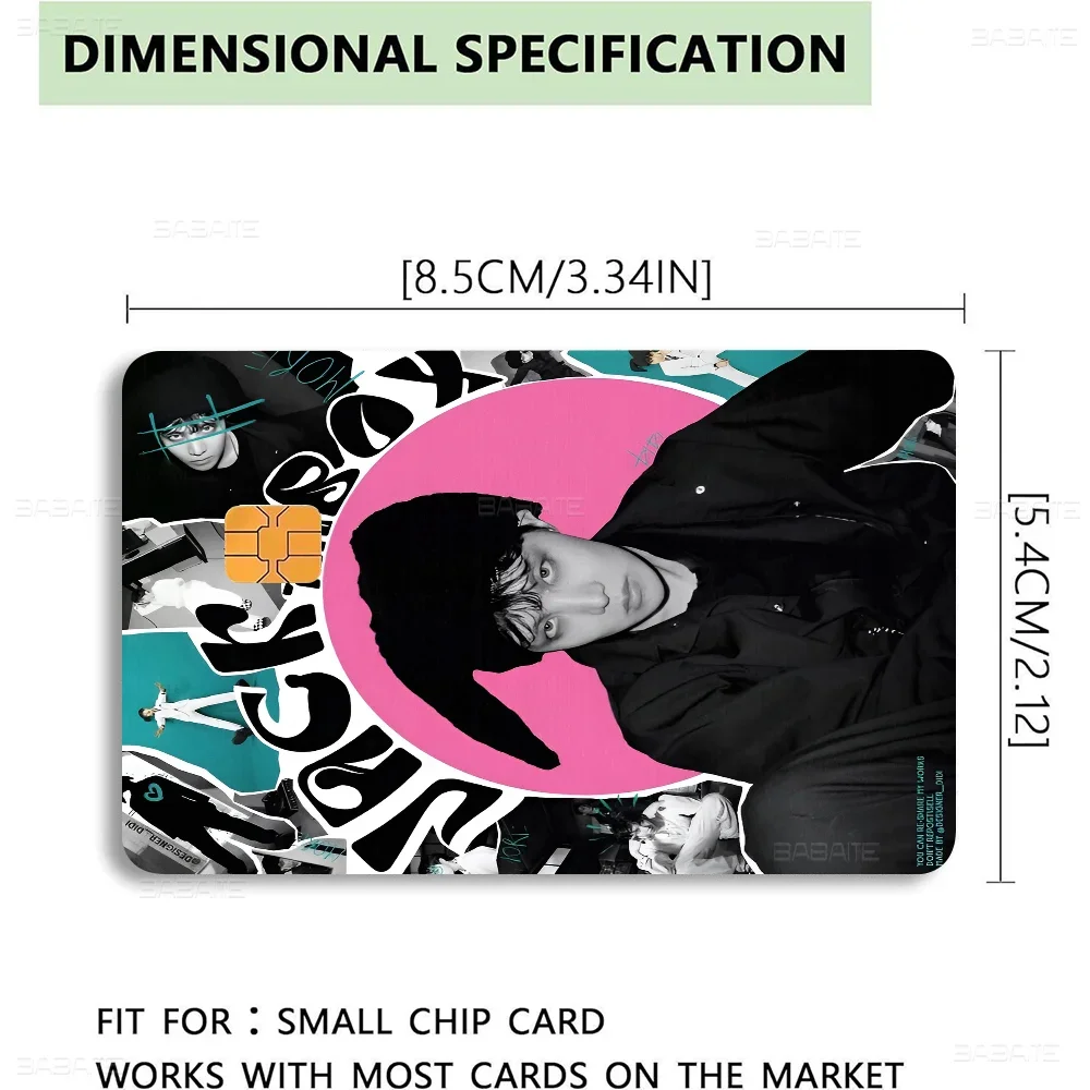 J-Hope -Arson Kpop Anime Front Cover Film Sticker Skin For Credit Debit Card Small Large Chip