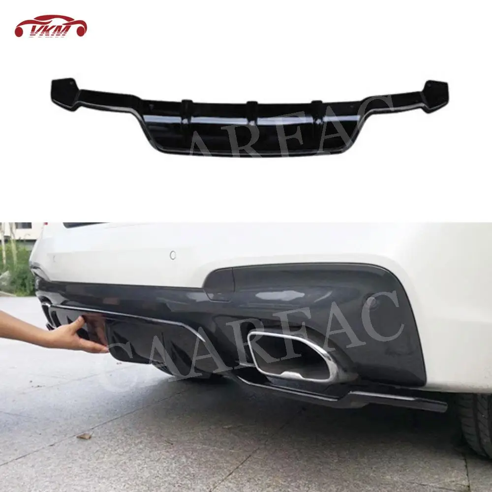 

ABS Carbon Fiber Rear Bumper Lip Diffuser for BMW X3 G01 M Sport 2018-2020 Splitters Flaps Apron Cover Body Kit Car Add on Parts