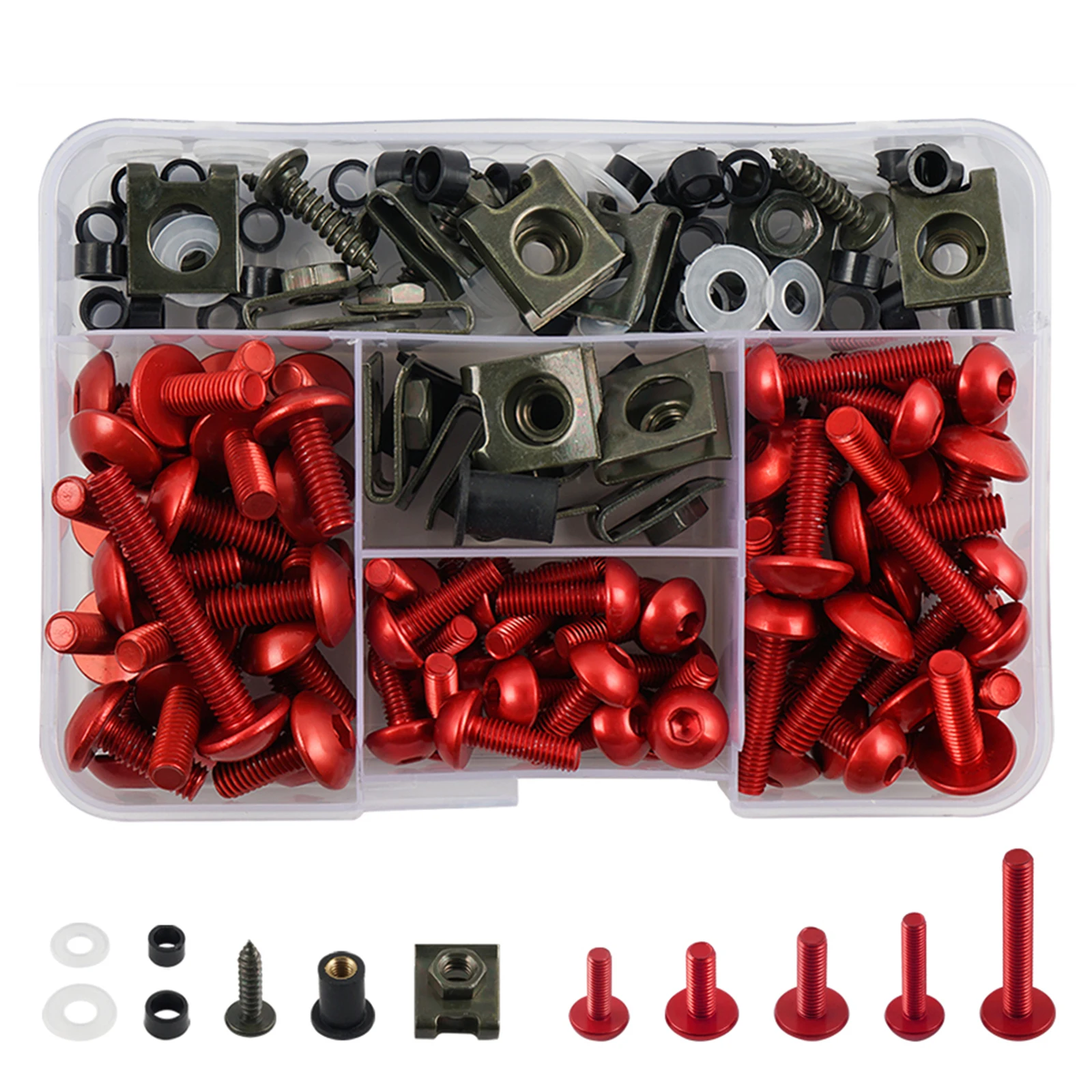 

NICECNC 177PCS Fairing Bolts Screws Nut Kit For Honda CBR600RR CBR900RR CBR929RR CBR1000RR CBR 600RR 1000RR 600 F2 F3 F4