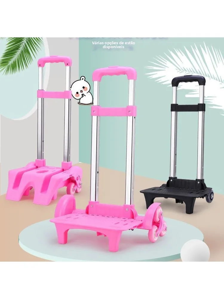 アルミ合金製荷物ハンドルバー、取り外し可能折りたたみ式三輪階段昇降カート、ポータブルショッピングカート