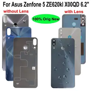 Asus zenfone 5 5 ZE620KLバッテリーバックカバー背面ケースカバーリア蓋部品replacemen asus Zenfone5  ZE620KL ZF620KL X00QD - AliExpress