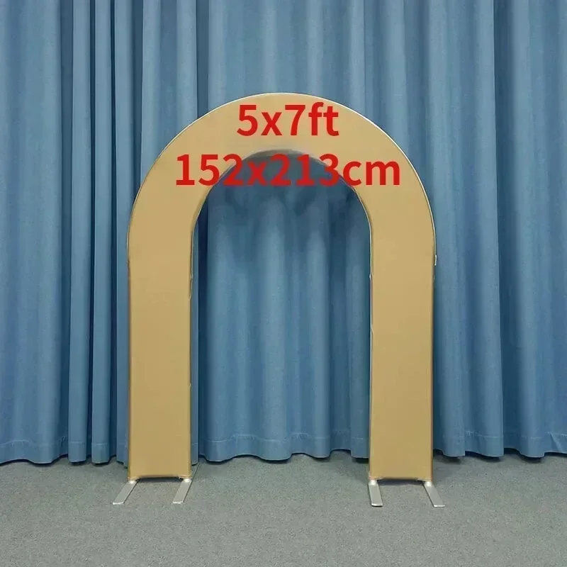 5x7ft Open Space Balloon Arch Hollow Out Party Decoration Baby Shower Background Wall Custom Aluminium Wedding Backdrop Stand