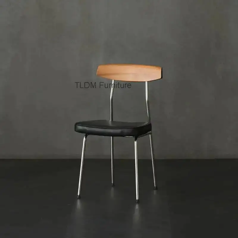 Design, Minimalist Sleek Retro Metal Nordic Dining Customizable Chair, Art Modern Style for A Touch of Luxury Chairs for Bedroom