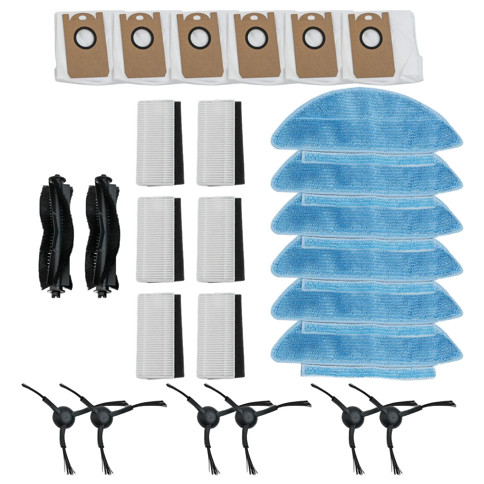 

Color Blue Main Side Brush Filter Kit High-Quality Materials Long Service Life Clean And Hygienic Floors Home Cleaning