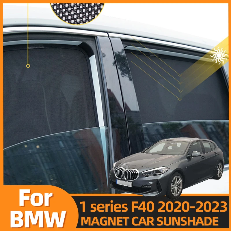 

Автомобильный солнцезащитный козырек для BMW 1 серии F40 2020 2021 2022 2023, занавеска для лобового стекла, занавеска для заднего бокового стекла, солнцезащитный козырек F 40 118I