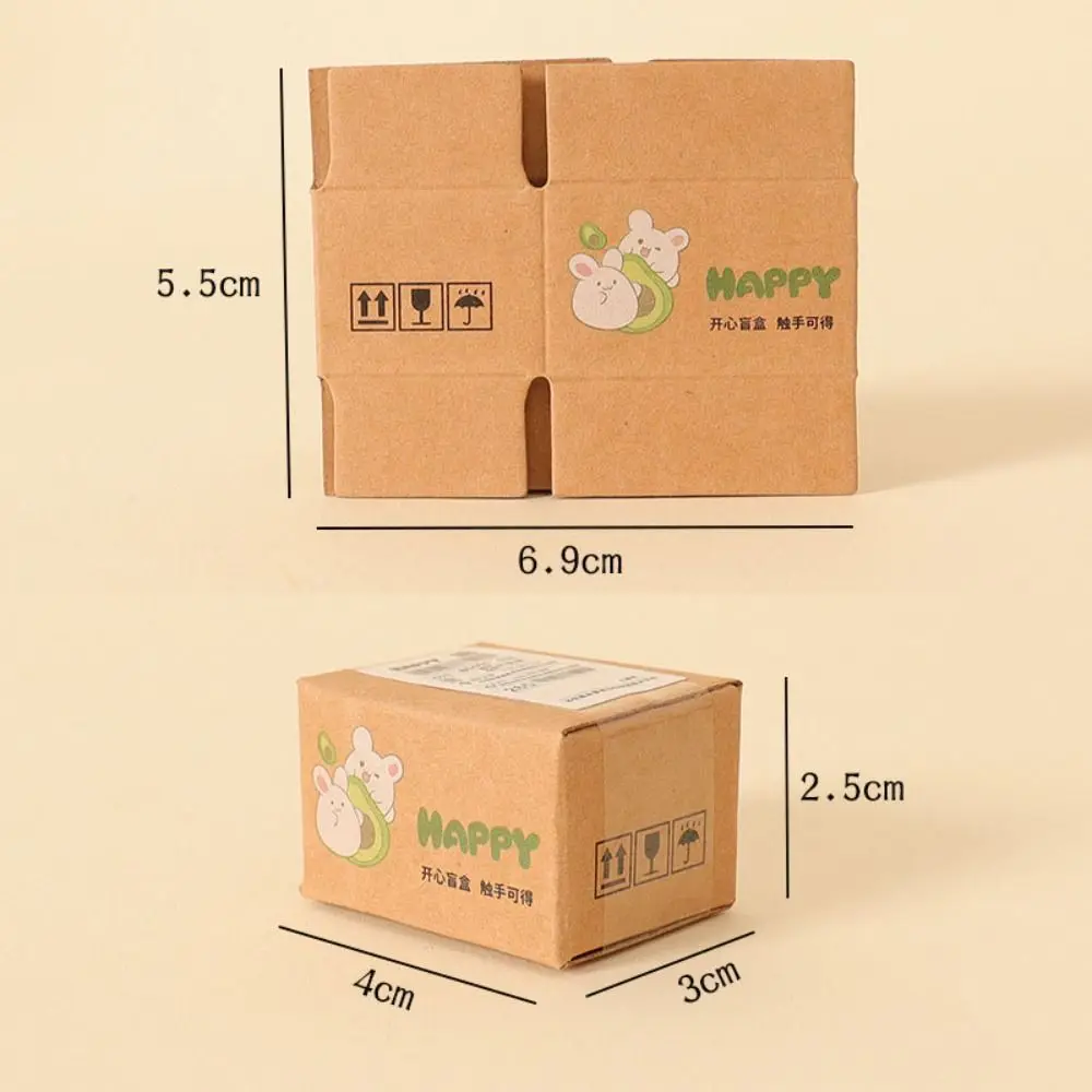 5Pcs New Mini Carton Express Box 1:12 6 stili Decor Toy Miniature Express Box decorazione della casa delle bambole