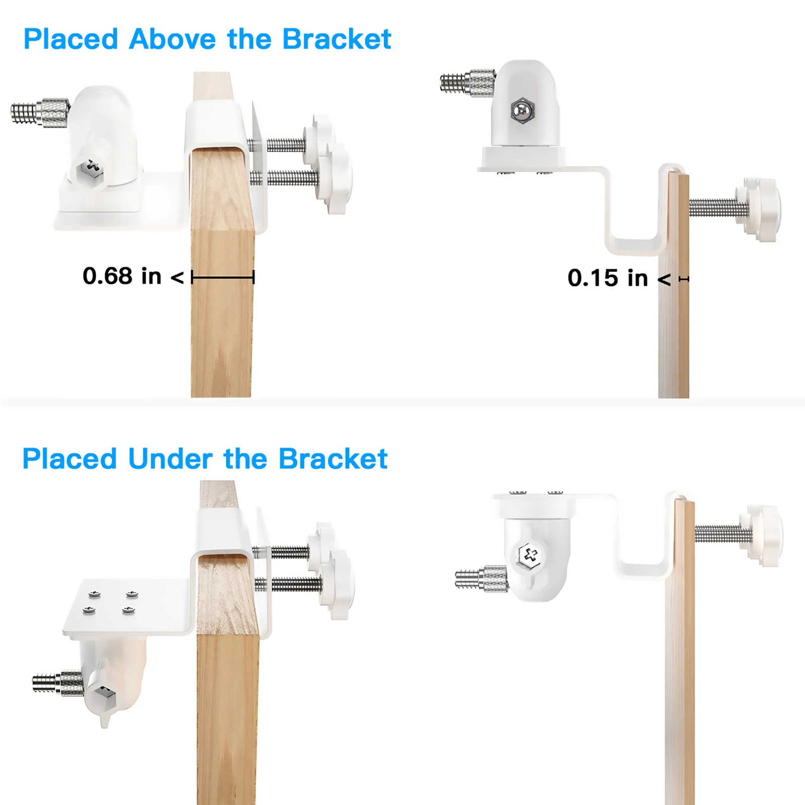 Nenhum suporte de montagem à prova de intempéries da calha da perfuração para o google nest cam (bateria) suportes de montagem do giro de 180 graus