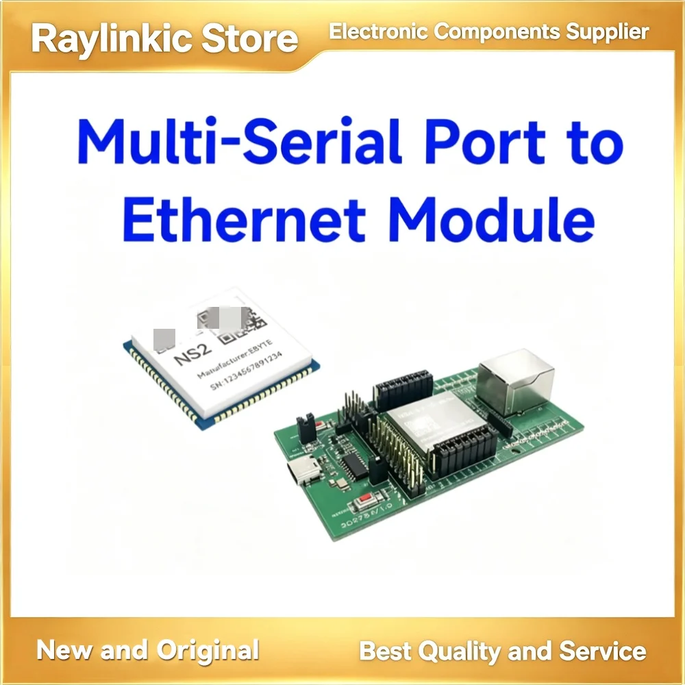 EBYTE Multi-Serial-Port-to-Ethernet-Module NS2-V2 NS4-V2 NS8-V2 Virtual Serial Port 2Way4Way8Way Optional TCP/UDP/MQTT/HTTP