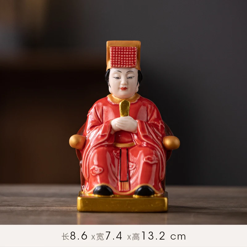 Statue of Mazu Empress, idol, Buddha statue, offering for peace and protection, ornaments, sea god of Meizhou Island, celestial