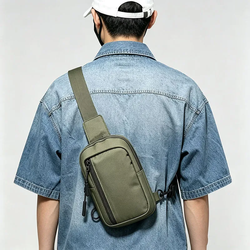 New Chest Bag For Men And Women's Leisure, Fitness, Sports, Crossbody Bag, Chest Bag, Casual Men's Bag, Large Capacity Bag Trend