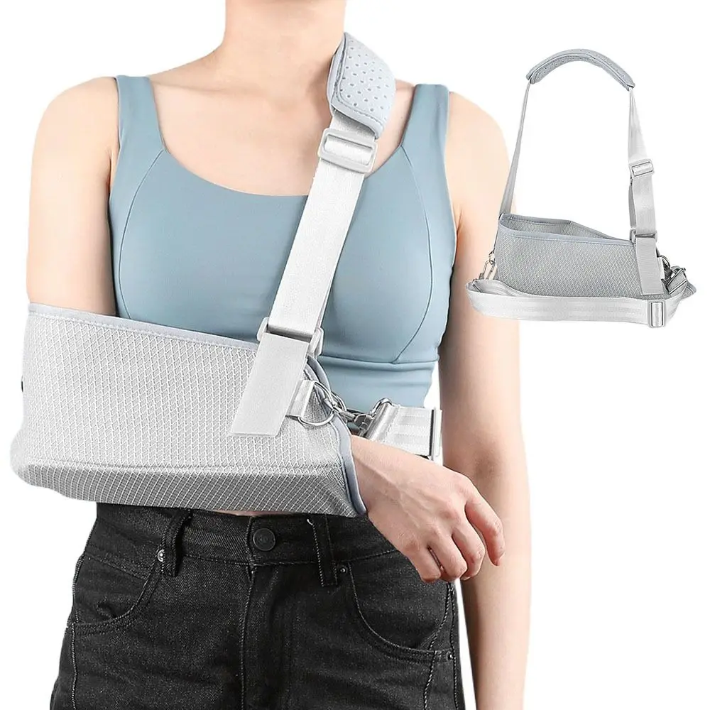 

Adjustable Strap Arm Sling Brace Breathable Detachable Pallet Wrist Fixed Protector Wrist Support Easy To Wear Forearm Brace