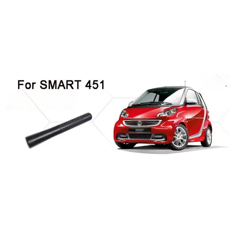 Decorazione dell\'antenna Radio sostitutiva per lo Styling del carbonio per auto per Mercedes Smart 451 per due accessori per auto modifica esterna