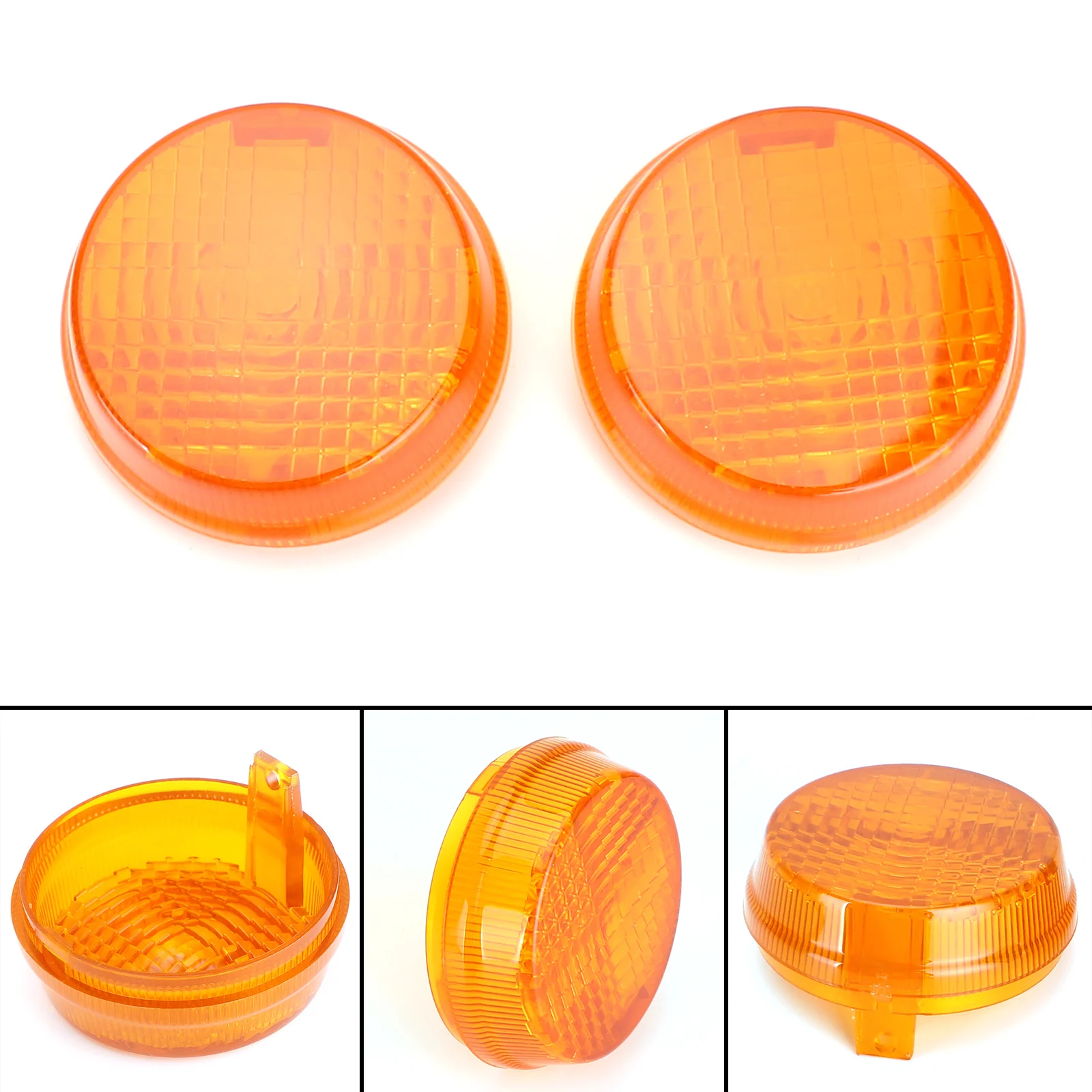 Artudatech Turn Signal Light Lenses Cover For Honda Shadow Spirit VT750 Vulcan VN Motorcycle Accessories