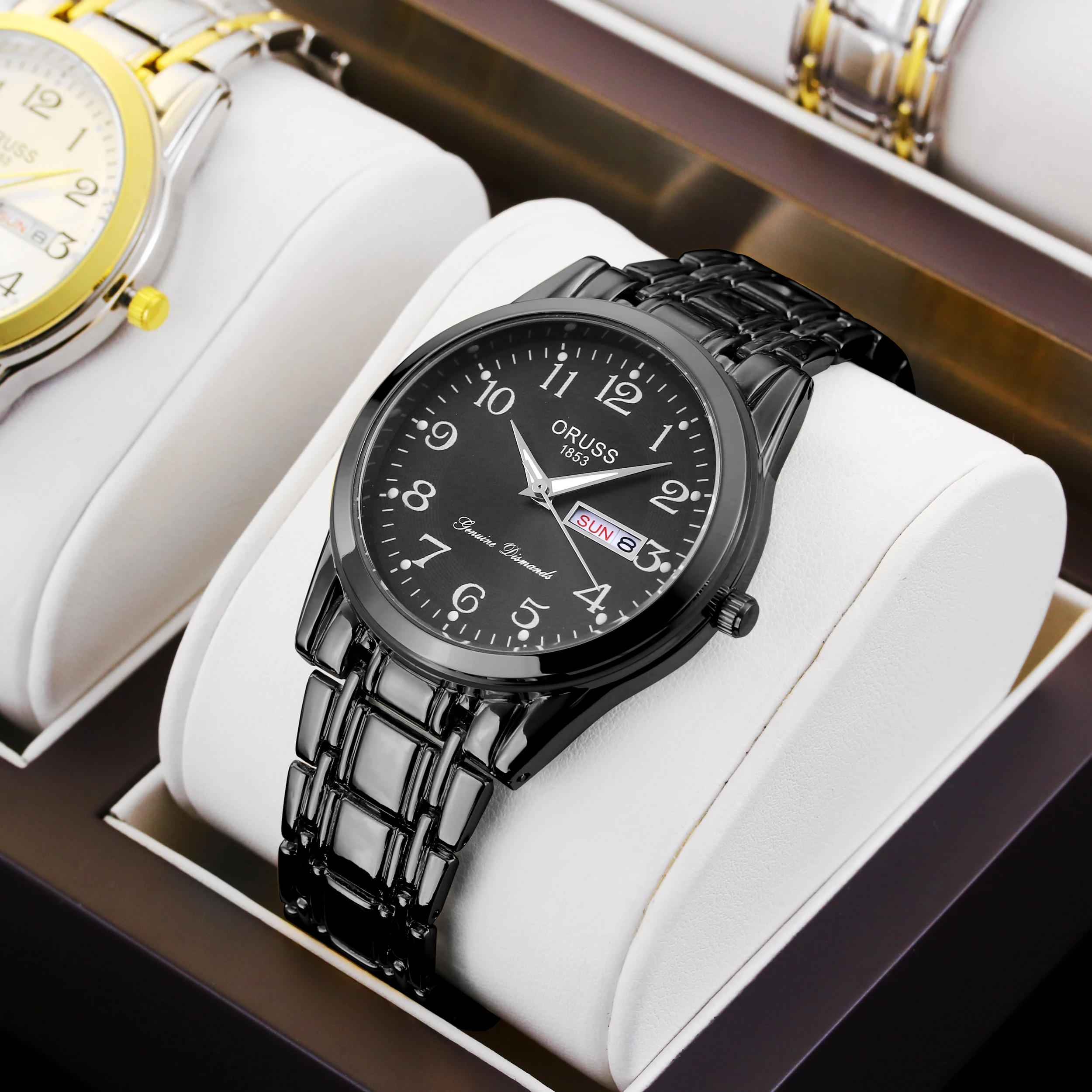 Zakelijke persoonlijkheid, alle mode, hoogwaardige buitenlandse stijl, duurzaam, knap precisie herenhorloge