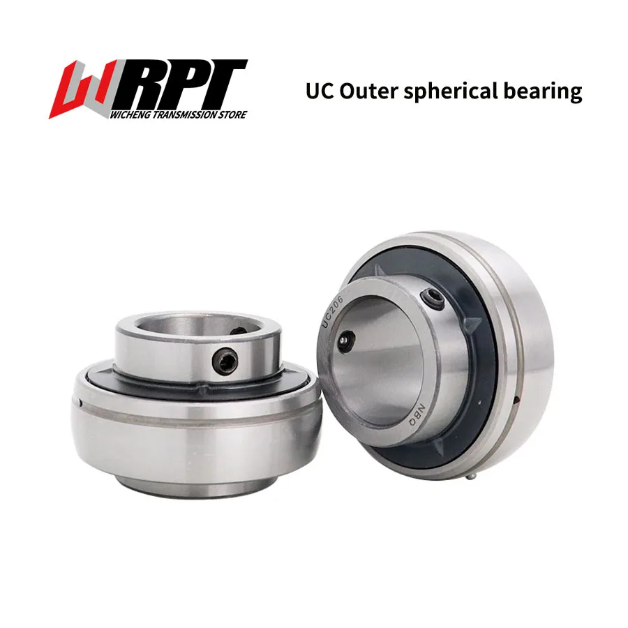 Outer Spherical Bearing UC201 UC202 UC203 UC204 UC205 UC206 UC207 UC208 For Bearings With Seat CNC Parts