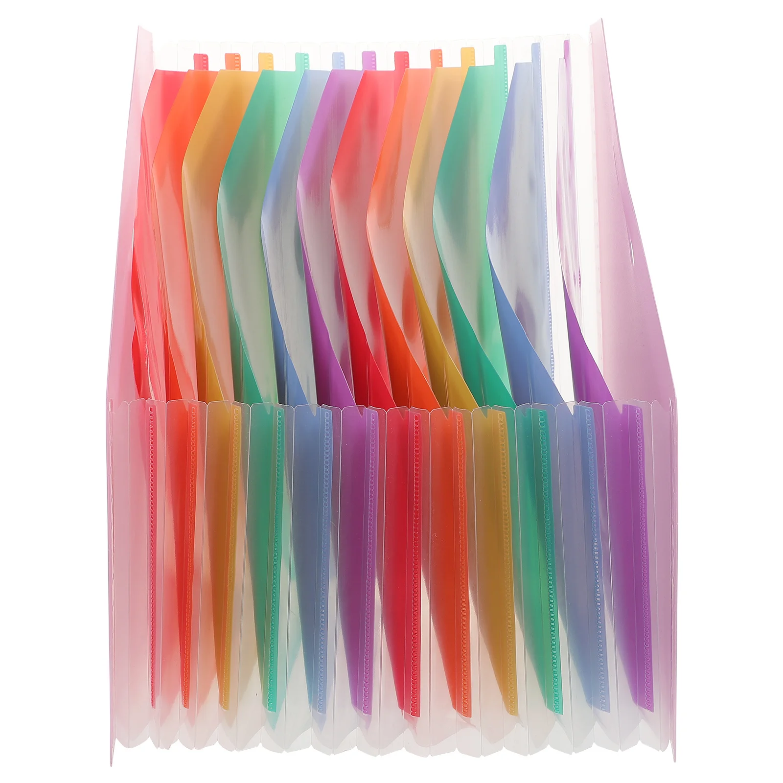 Large Capacity Accordion File Organizer Plastic Expandable Folder For Receipts Bills Coupons Desktop Home Office School