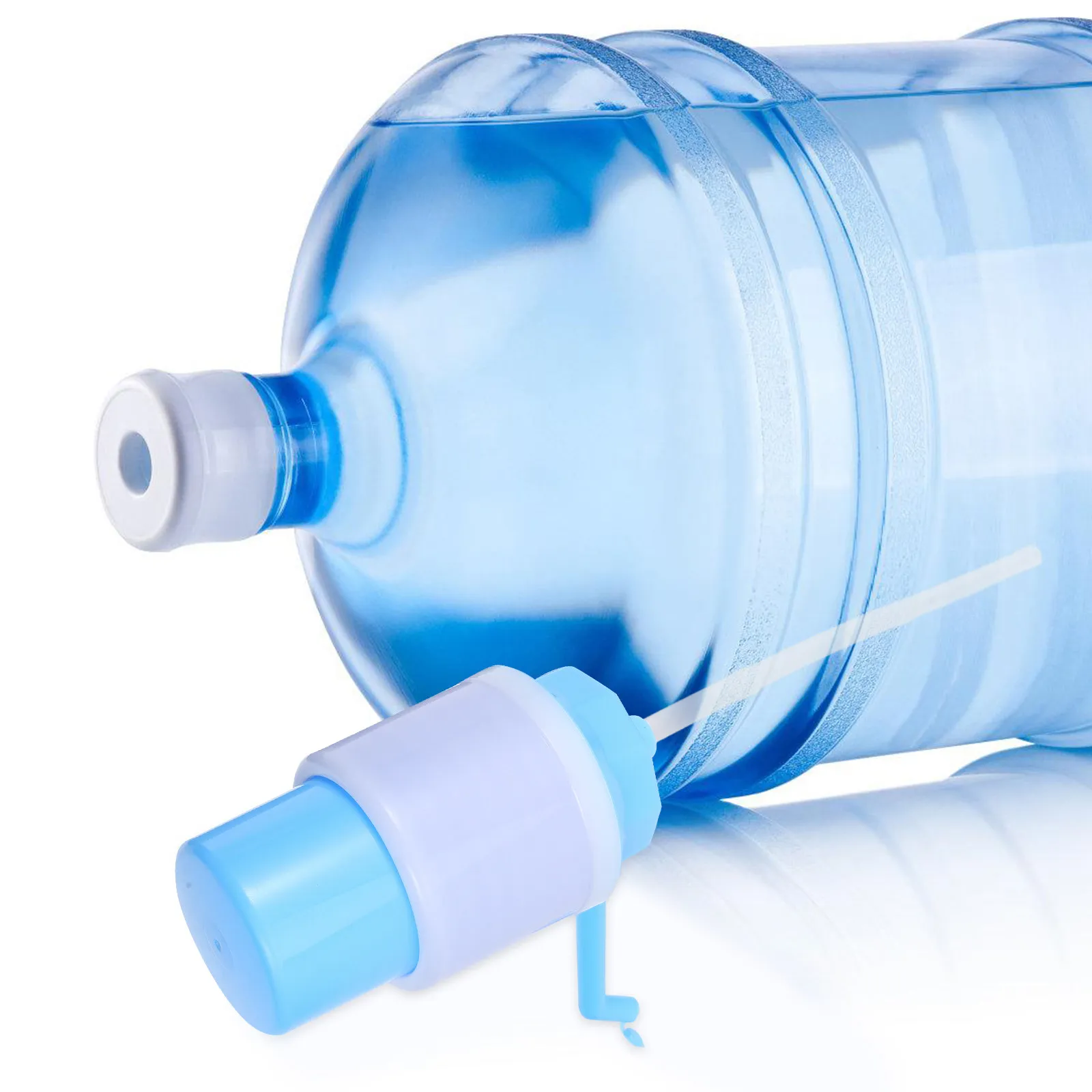 

Ручной насос для бутылок с водой, для домашнего использования, из АБС-пластика, практичный ручной пресс-насос для кемпинга на природе, офиса, устройство для розлива питьевой воды