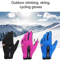 New Winter Gloves Men Women Touch Cold Waterproof Motorcycle Cycle Gloves Male Outdoor Sports Plus Velvet Warm Running Ski Glove