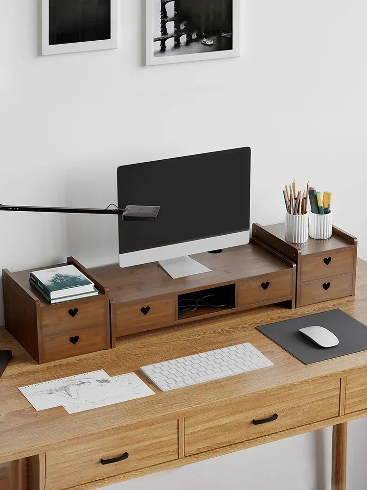 Настольный компьютер, кронштейн для монитора, кронштейн для защиты шеи, офисная подставка для дисплея, основание высоты