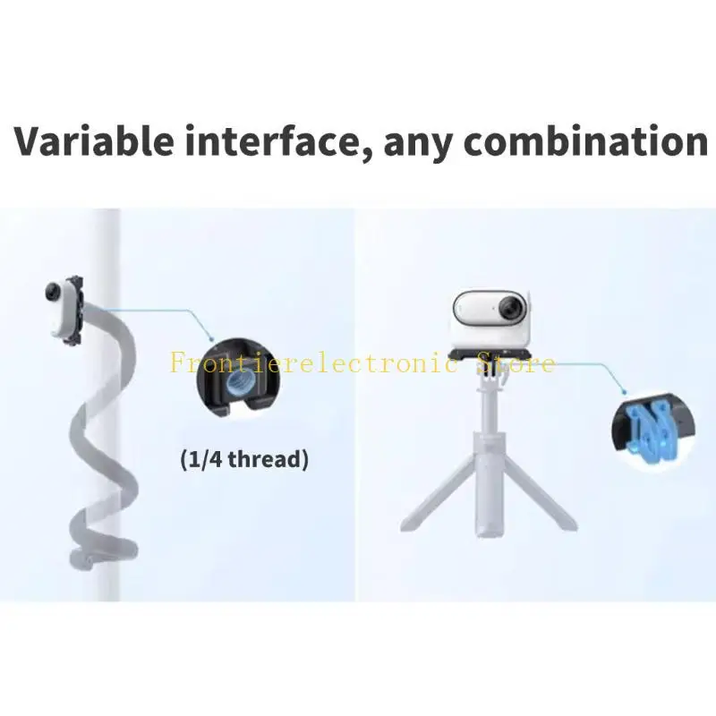 G8DB CEPAT MAGNECH MAGNET MOUNTING MAGINGET ACCESTORY UNTUK 360 GO3 Action Camera Dukungan 1/4inch Thread