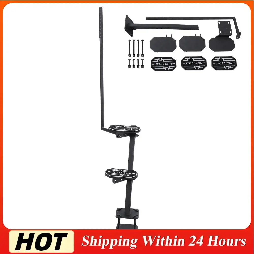 

Усиленная морская ступенька для прицепа с поручнями, педали для прицепного устройства, грузоподъемность 450 фунтов, для лодок, причалов и спуска на воду