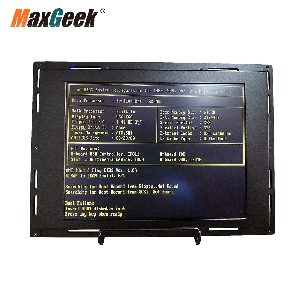 Maxgeek 12 Inch LCD Monitor for HASS VF1 VF2 VF3 9-Pin 28HM-NM4 CRT Monitor Replacement